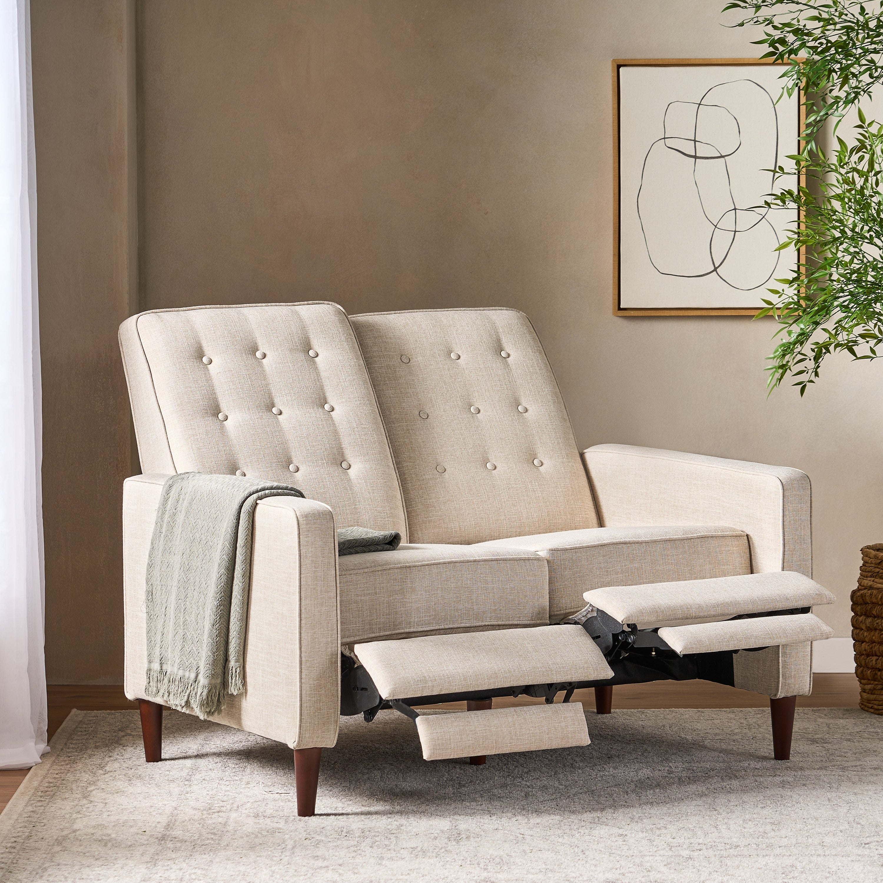 Fauteuil inclinable rembourré Denison par Christopher Knight Home