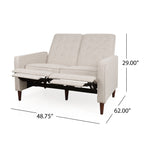 Fauteuil inclinable rembourré Denison par Christopher Knight Home