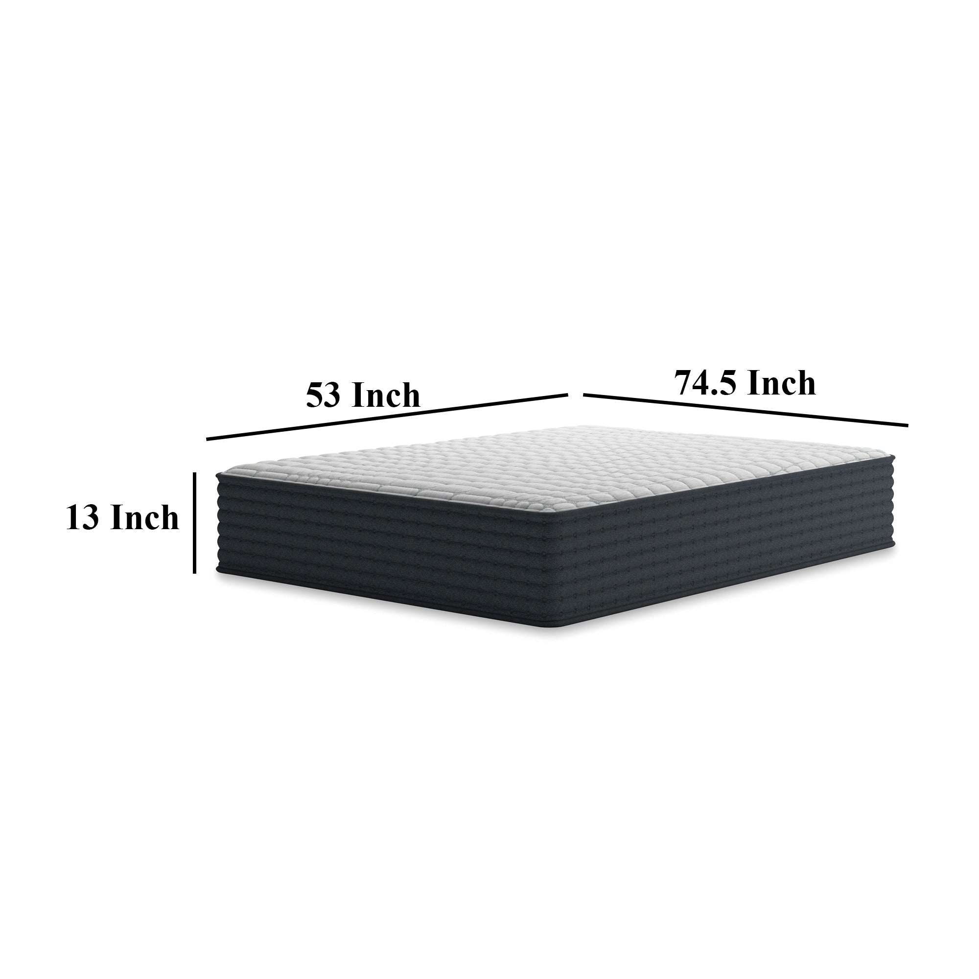 Matelas complet Deny, mousse à mémoire de forme haute densité, support moelleux 13 pouces