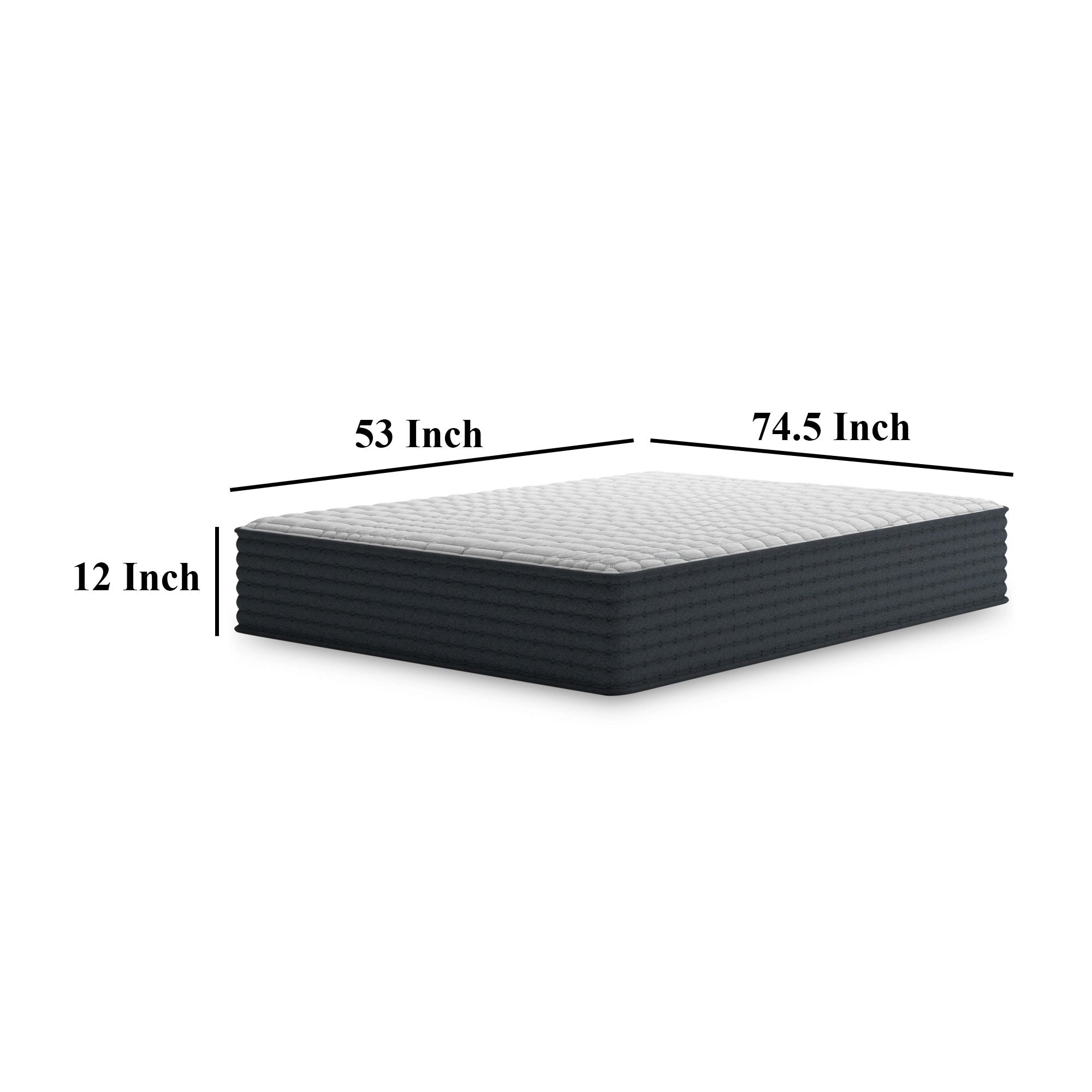 Matelas complet Deny, mousse à mémoire de forme infusée de gel, support moelleux 12 pouces