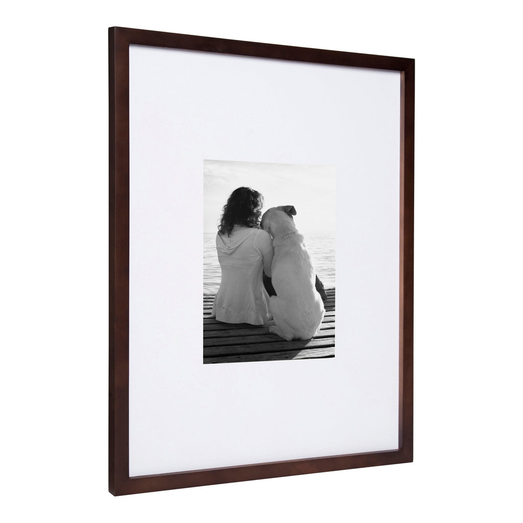 Cadre photo mural en bois DesignOvation Gallery, lot de 2