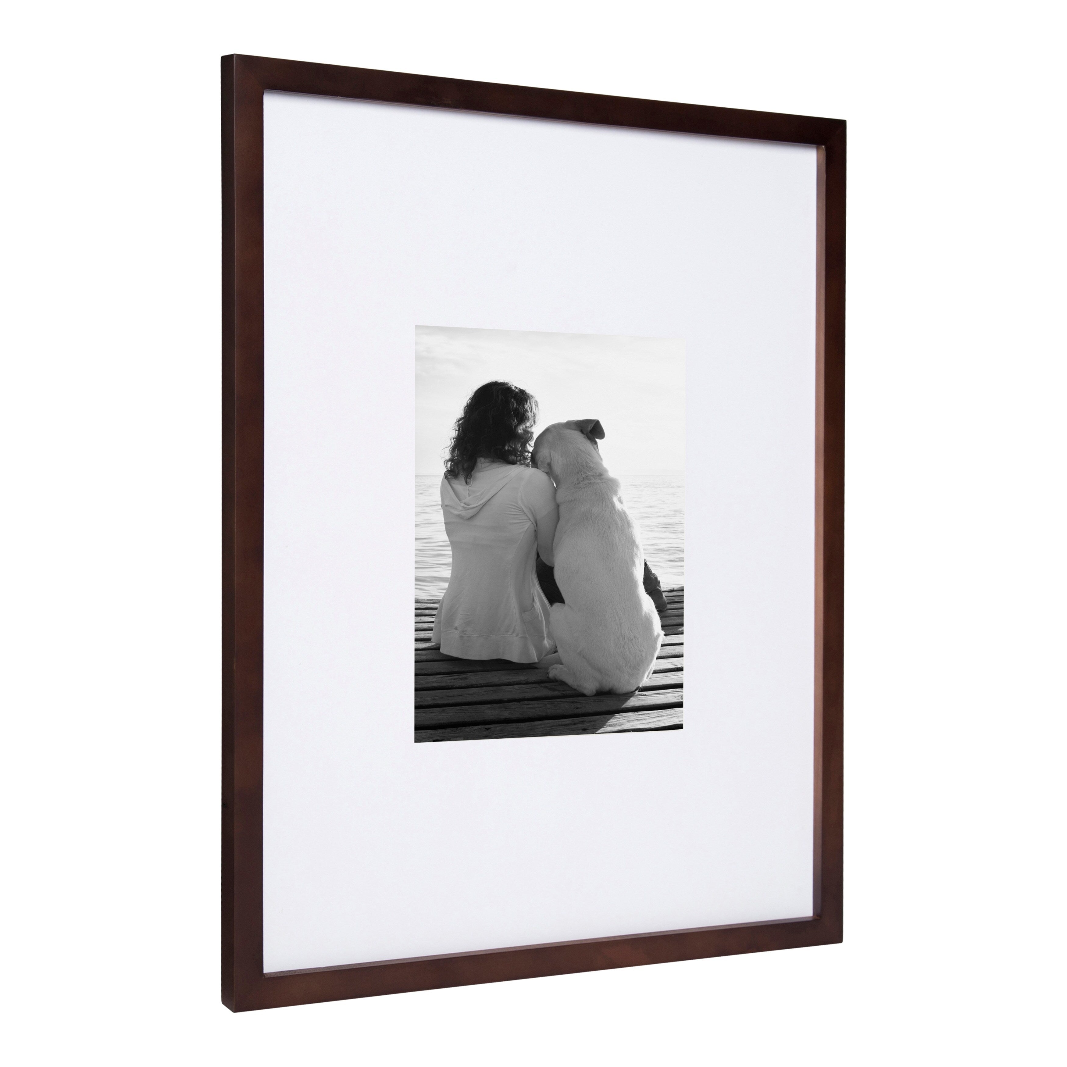 Cadre photo mural en bois DesignOvation Gallery, lot de 2