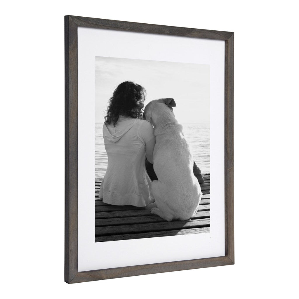 Cadre photo mural en bois DesignOvation Gallery, lot de 2