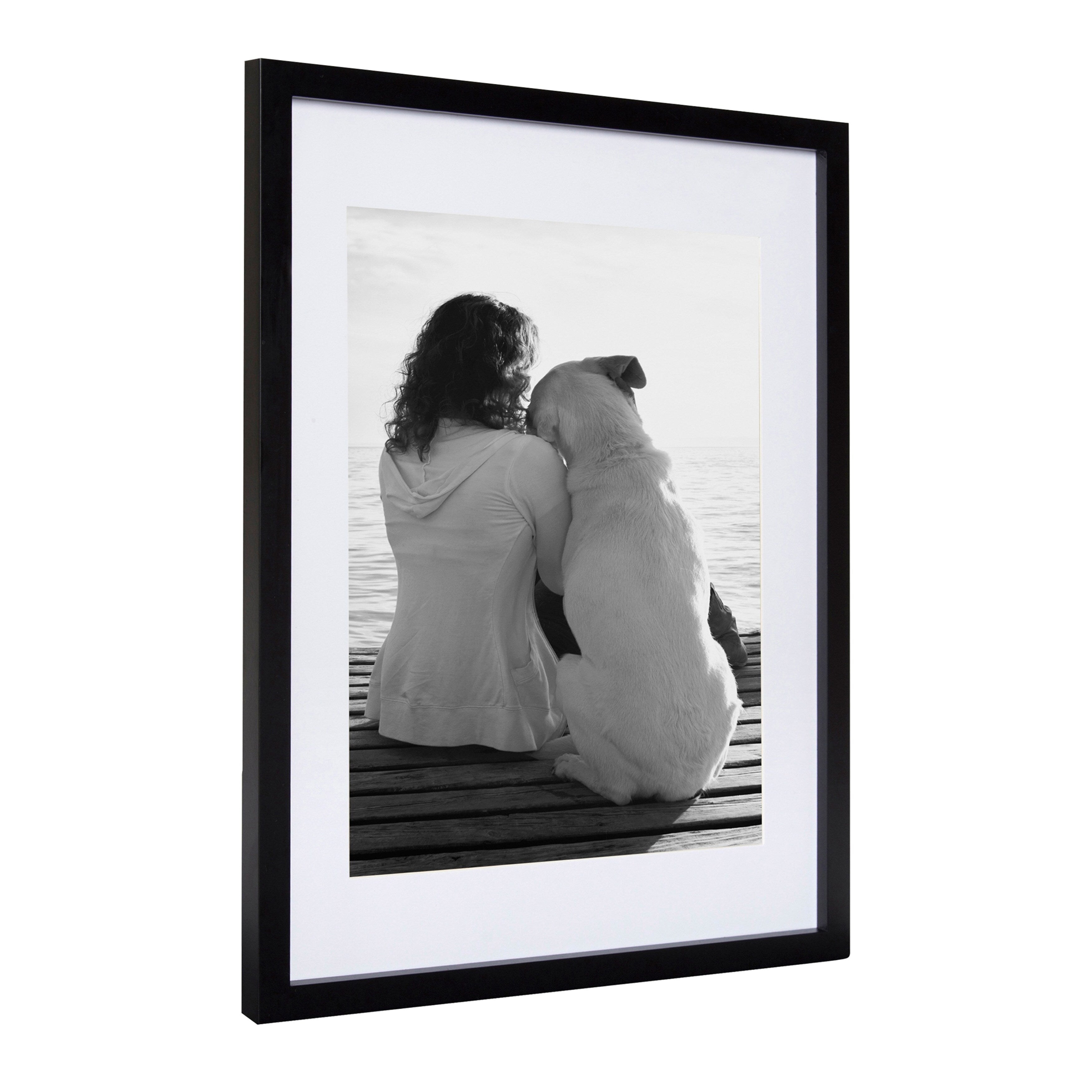 Cadre photo mural en bois DesignOvation Gallery, lot de 2