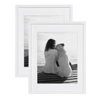 Cadre photo mural en bois DesignOvation Gallery, lot de 2