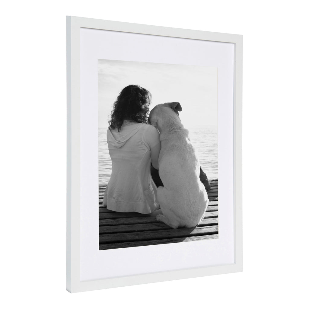 Cadre photo mural en bois DesignOvation Gallery, lot de 2