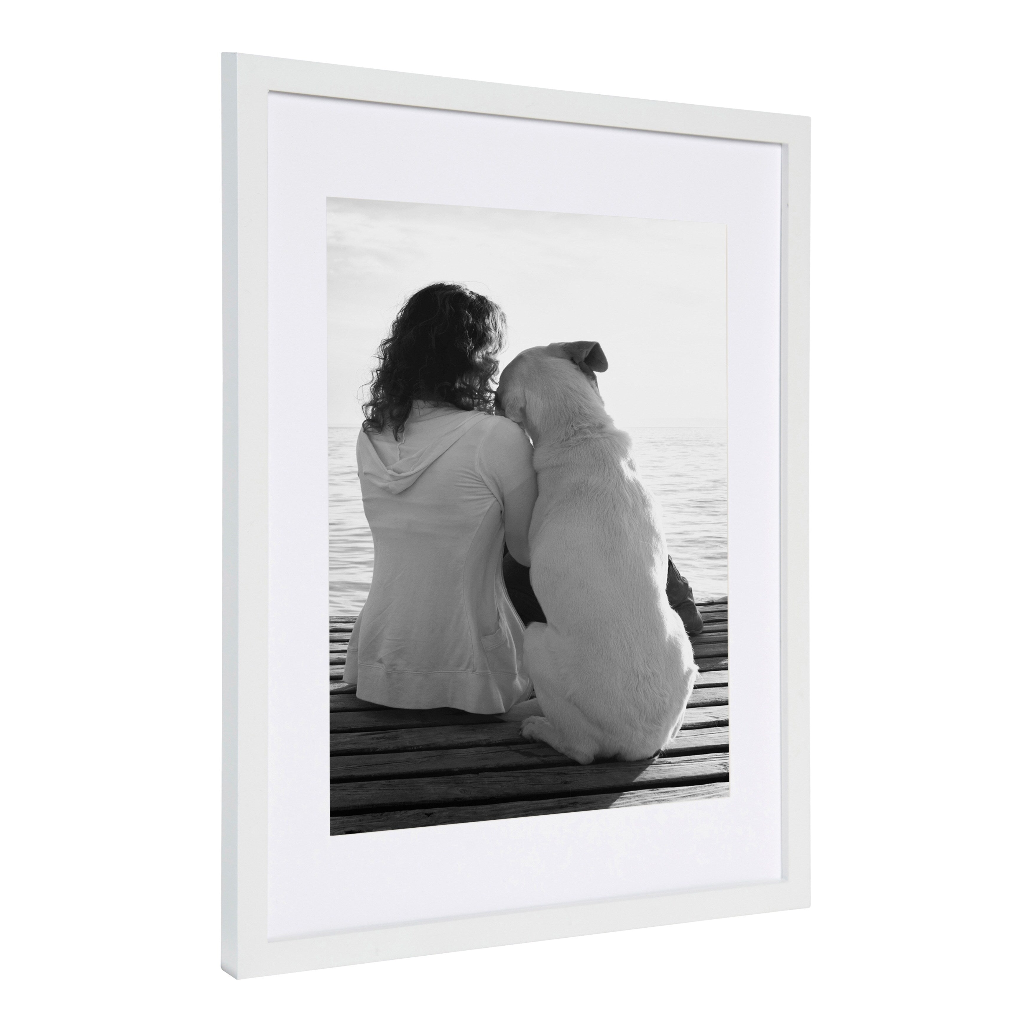 Cadre photo mural en bois DesignOvation Gallery, lot de 2