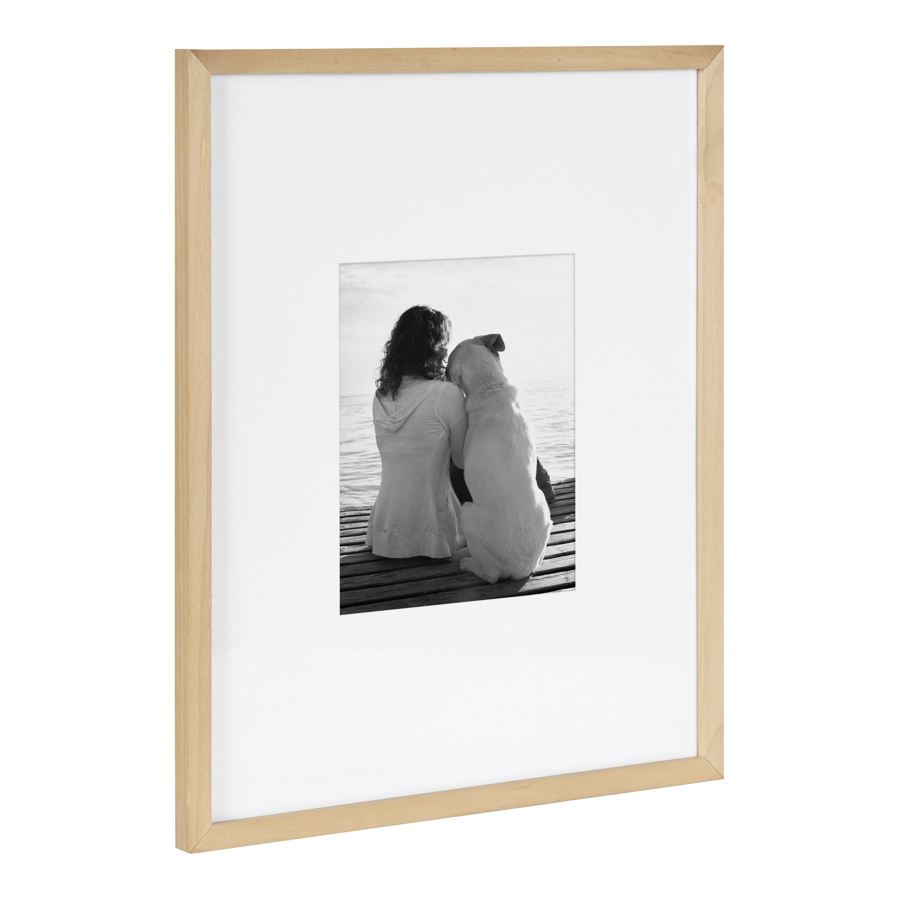 Cadre photo mural en bois DesignOvation Gallery, lot de 2