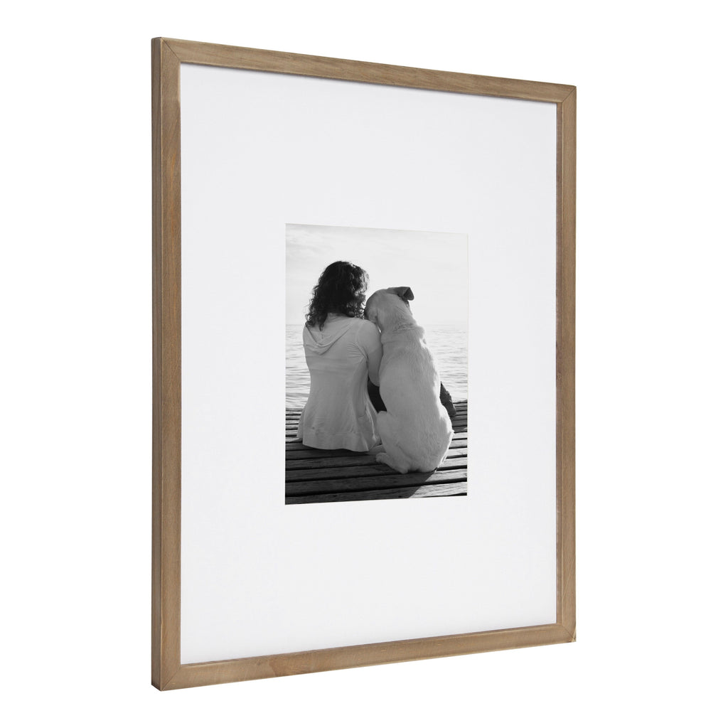 Cadre photo mural en bois DesignOvation Gallery, lot de 2