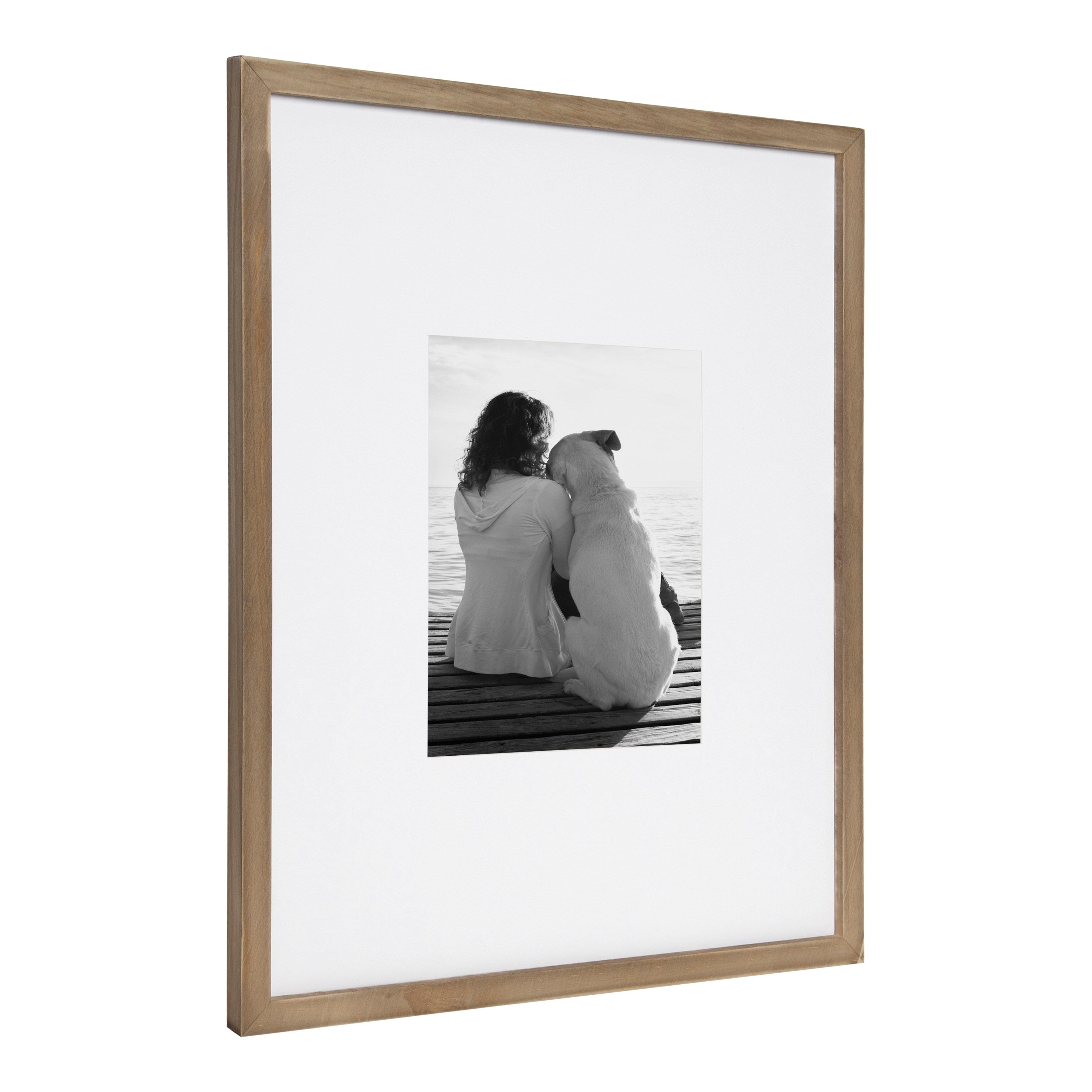 Cadre photo mural en bois DesignOvation Gallery, lot de 2