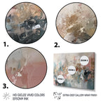 Peinture abstraite Designart Brushstroke I Art mural abstrait encadré pour salon