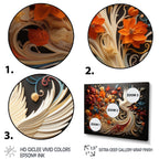 Ensemble d'art mural multi-panneaux Designart Christianisme Pentecôte Feu Spirituel Salon