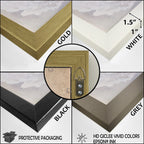 Toile encadrée Designart Aquarelle Lac et Forêt Rêve I Paysage Montagnes