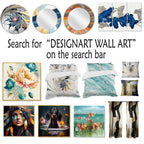 Designart Blanc et Noir Tranquility Unleashed III Abstrait Marbre Encadré Art Mural Ensemble De 3 Pour Décoration De Bureau