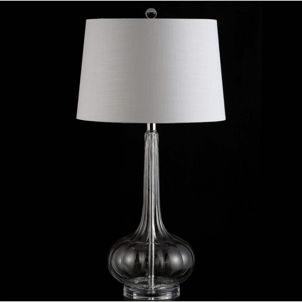 Lampe de table à LED Diamante 28,5 en verre rose (lot de 2) par JONATHAN Y