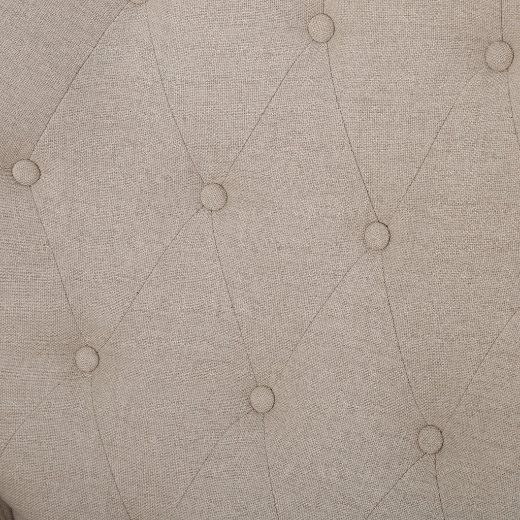 Fauteuil inclinable capitonné à point de diamant avec garniture cloutée