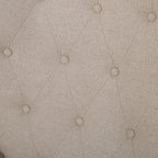 Fauteuil inclinable capitonné à point de diamant avec garniture cloutée