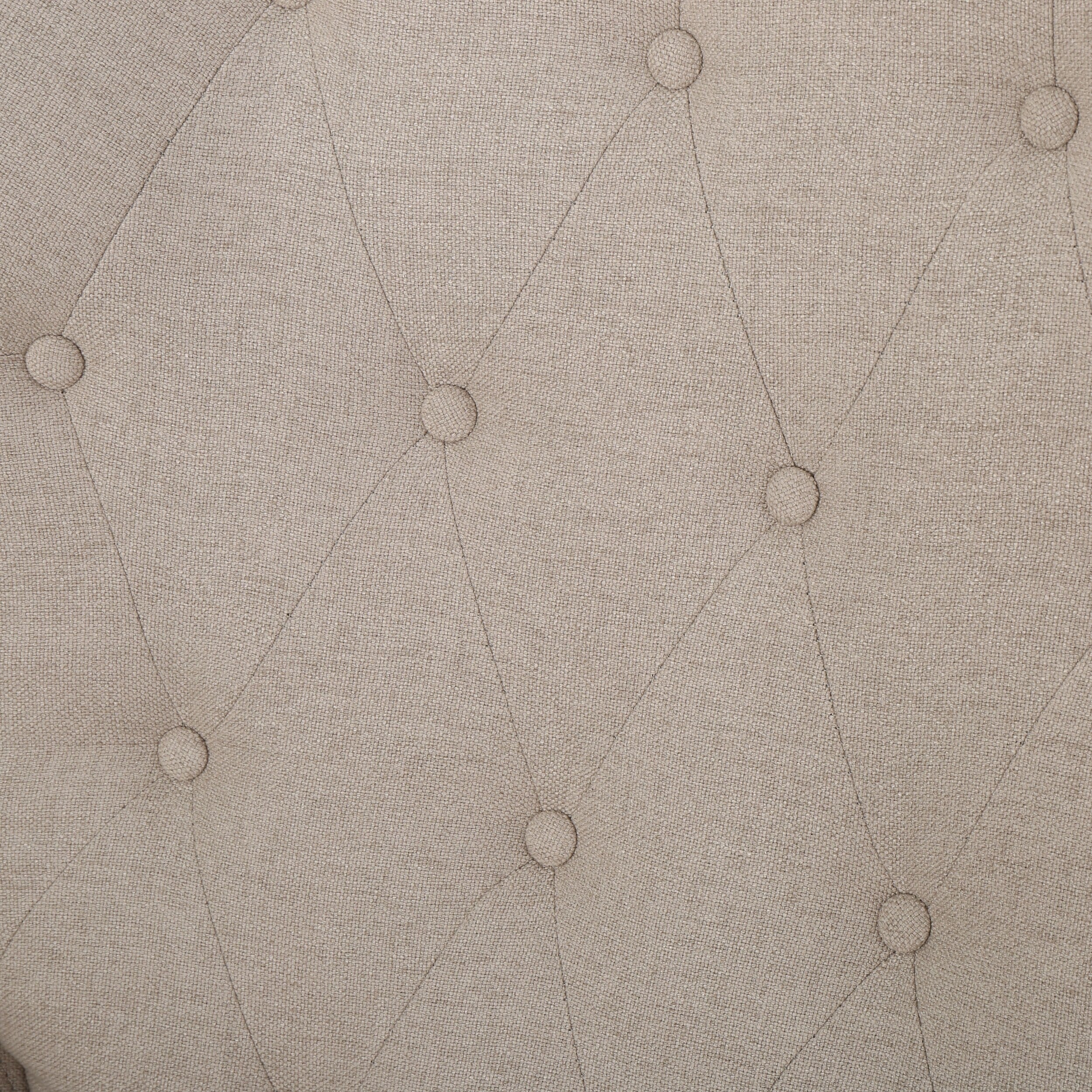 Fauteuil inclinable capitonné à point de diamant avec garniture cloutée