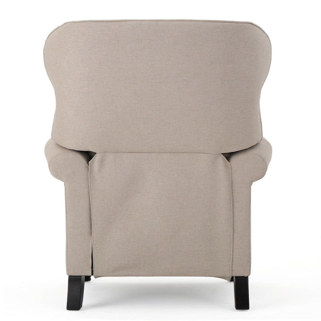 Fauteuil inclinable capitonné à point de diamant avec garniture cloutée