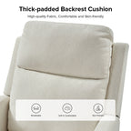 Fauteuil inclinable pivotant à 360 degrés Diana Modern en polyester par HULALA HOME