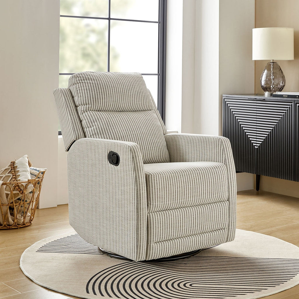 Fauteuil inclinable pivotant à 360 degrés Diana Modern en polyester par HULALA HOME