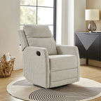 Fauteuil inclinable pivotant à 360 degrés Diana Modern en polyester par HULALA HOME