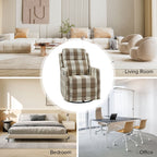 Fauteuil inclinable pivotant à 360 degrés Diana Modern en polyester par HULALA HOME