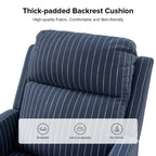 Fauteuil inclinable pivotant à 360 degrés Diana Modern en polyester par HULALA HOME