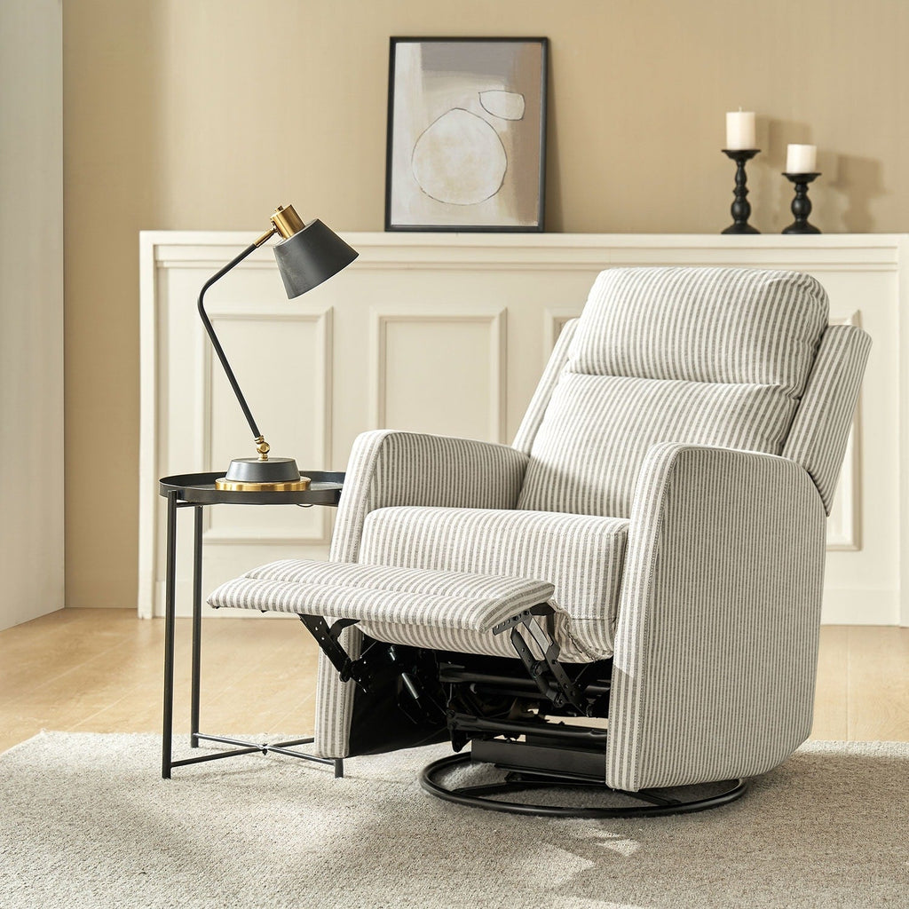Fauteuil inclinable pivotant à 360 degrés Diana Modern en polyester par HULALA HOME