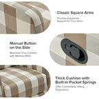 Fauteuil inclinable pivotant à 360 degrés Diana Modern en polyester par HULALA HOME