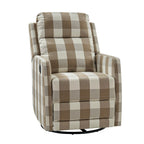 Fauteuil inclinable pivotant à 360 degrés Diana Modern en polyester par HULALA HOME