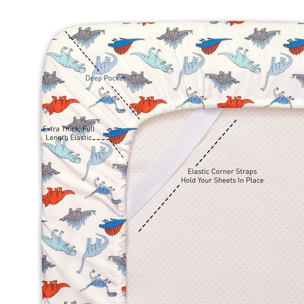 Parure de draps Dinosaures de Sweet Home Collection