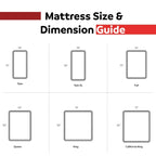 Matelas en mousse à mémoire de forme Divine Ultra 13 pouces en gel dans une boîte