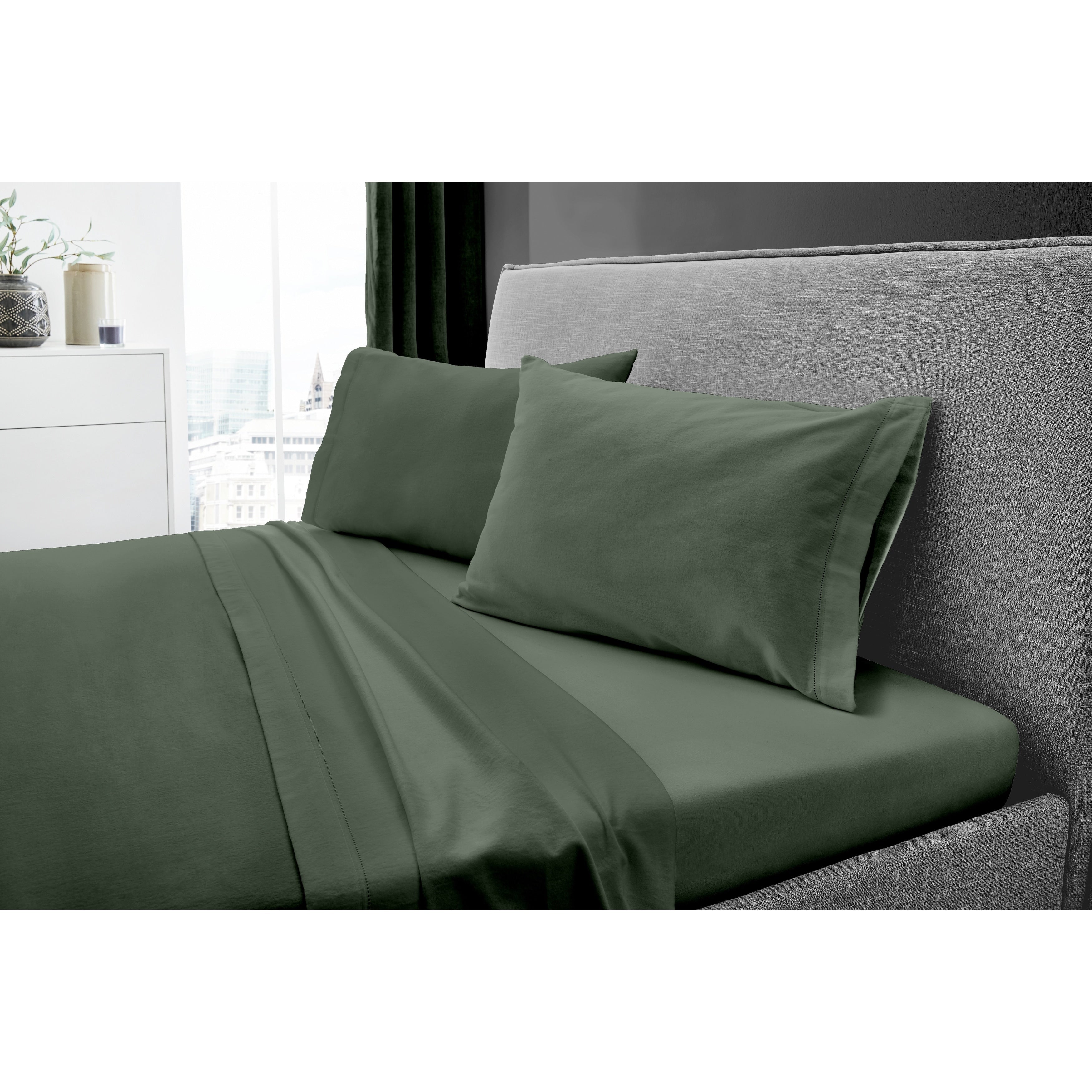 Parure de lit de luxe en flanelle allemande Dormisette, 170 g, en coton