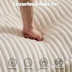 Chaise longue double d'intérieur, canapé-lit rembourré surdimensionné, chaise longue sectionnelle en velours côtelé, sans assemblage