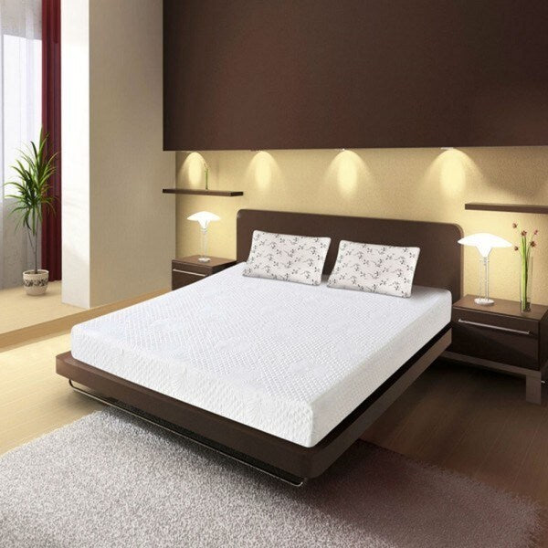 Matelas double couche en mousse à mémoire de forme de 7 pouces pour lit double XL