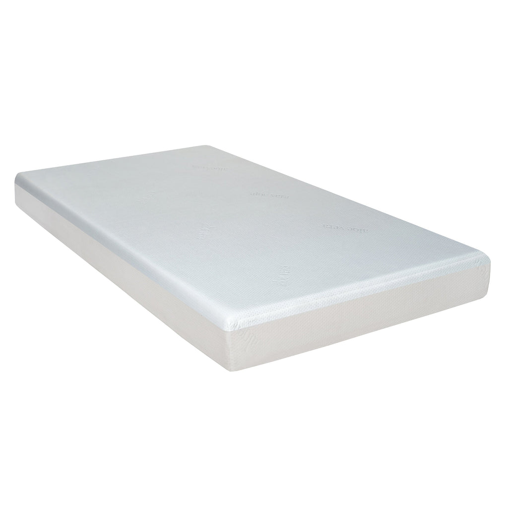 Matelas en mousse à mémoire de forme ferme Doze de 6 po avec housse en aloe vera