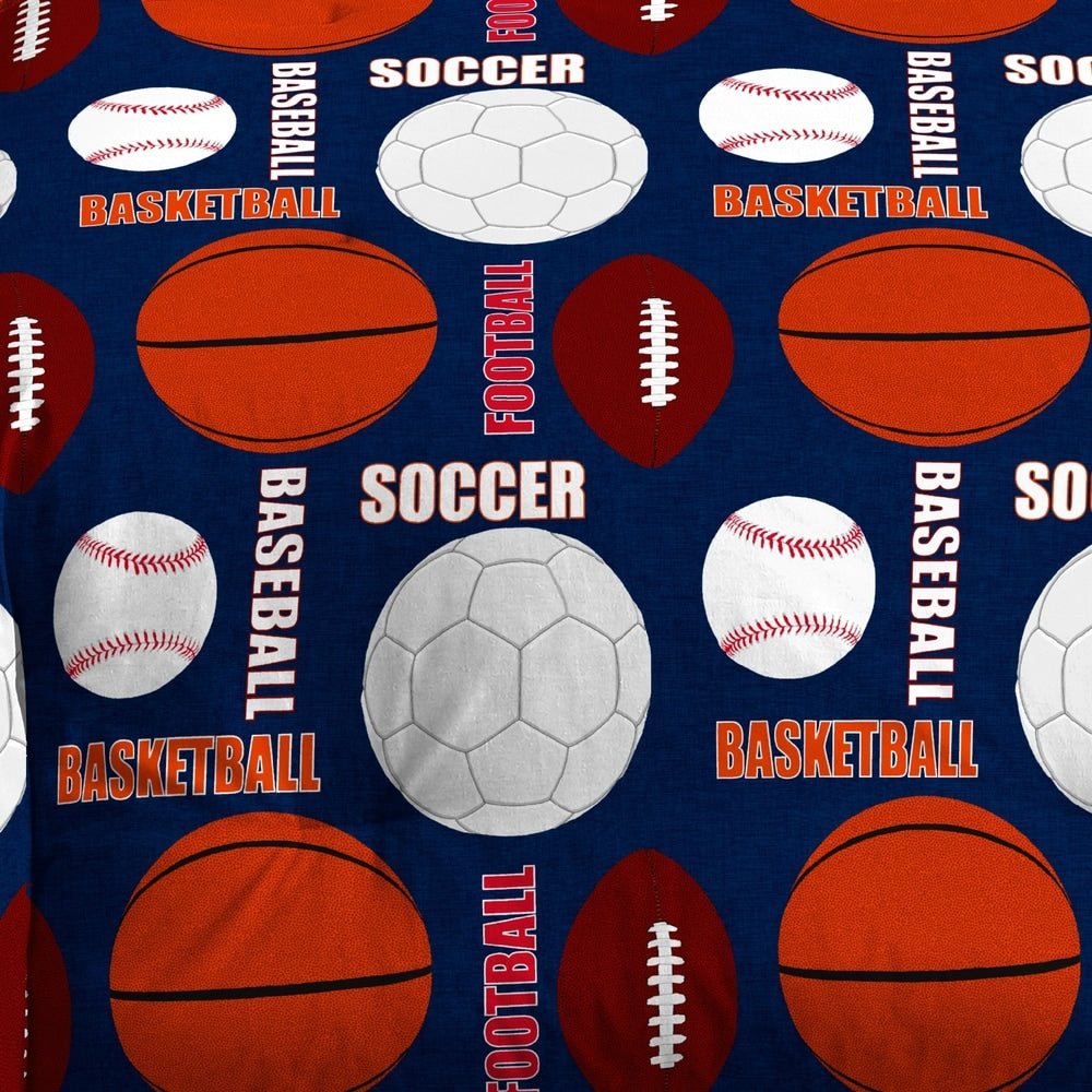 Dream Factory All Sports Ensemble de literie 7 pièces dans un sac avec draps