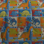 Dream Factory Dinosaur Blocks Parure de lit 7 pièces dans un sac avec draps