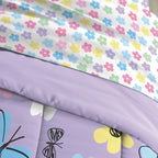 Dream Factory Sweet Butterfly Parure de lit 7 pièces dans un sac avec draps