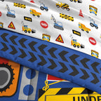 Lit en microfibre Dream Factory Under Construction dans un sac