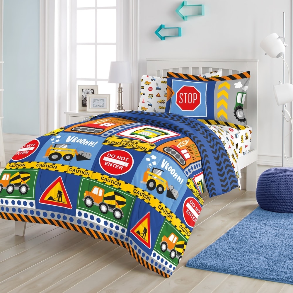 Lit en microfibre Dream Factory Under Construction dans un sac