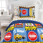 Lit en microfibre Dream Factory Under Construction dans un sac