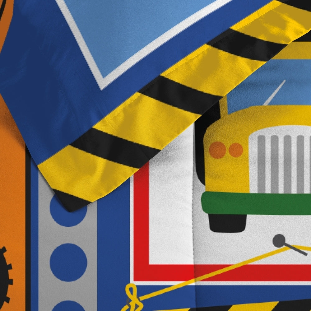 Lit en microfibre Dream Factory Under Construction dans un sac