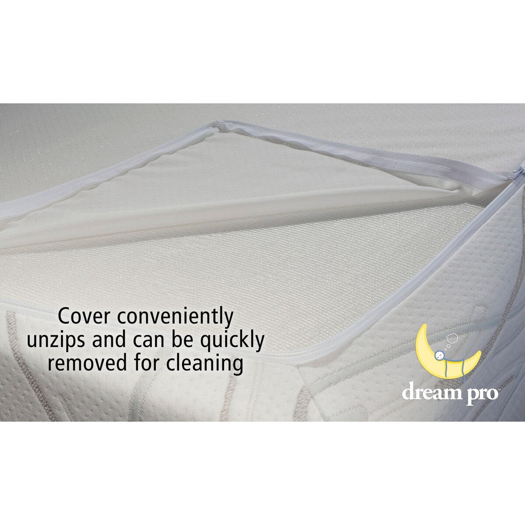Matelas Dream Pro Restore Lunair 10 pouces en mousse à mémoire de forme gel pour lit king-size - Blanc