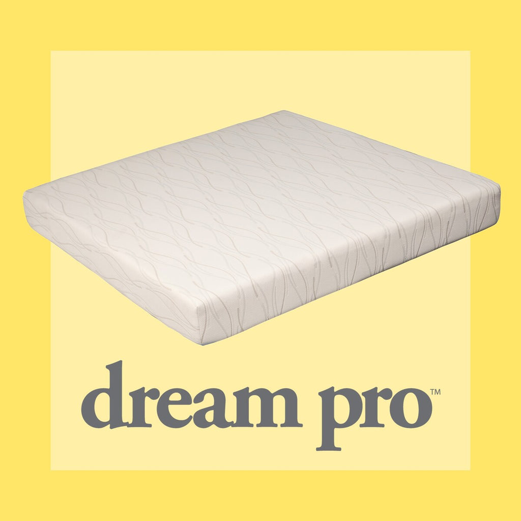 Matelas Dream Pro Restore Lunair 10 pouces en mousse à mémoire de forme gel pour lit king-size - Blanc