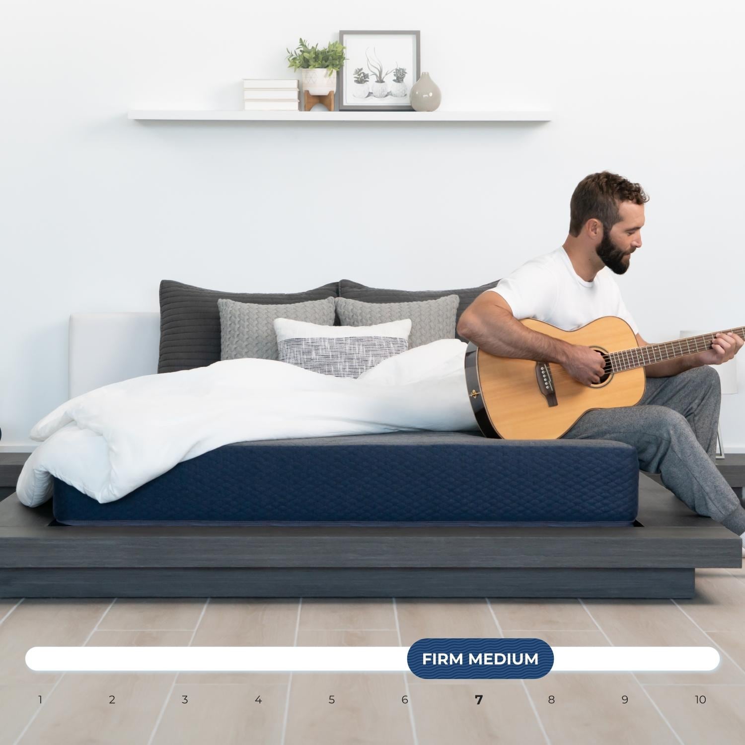 Matelas en mousse à mémoire de forme Dreamfoam Bedding Chill 6 Gel | Lit superposé pour camping-car 32 x 74