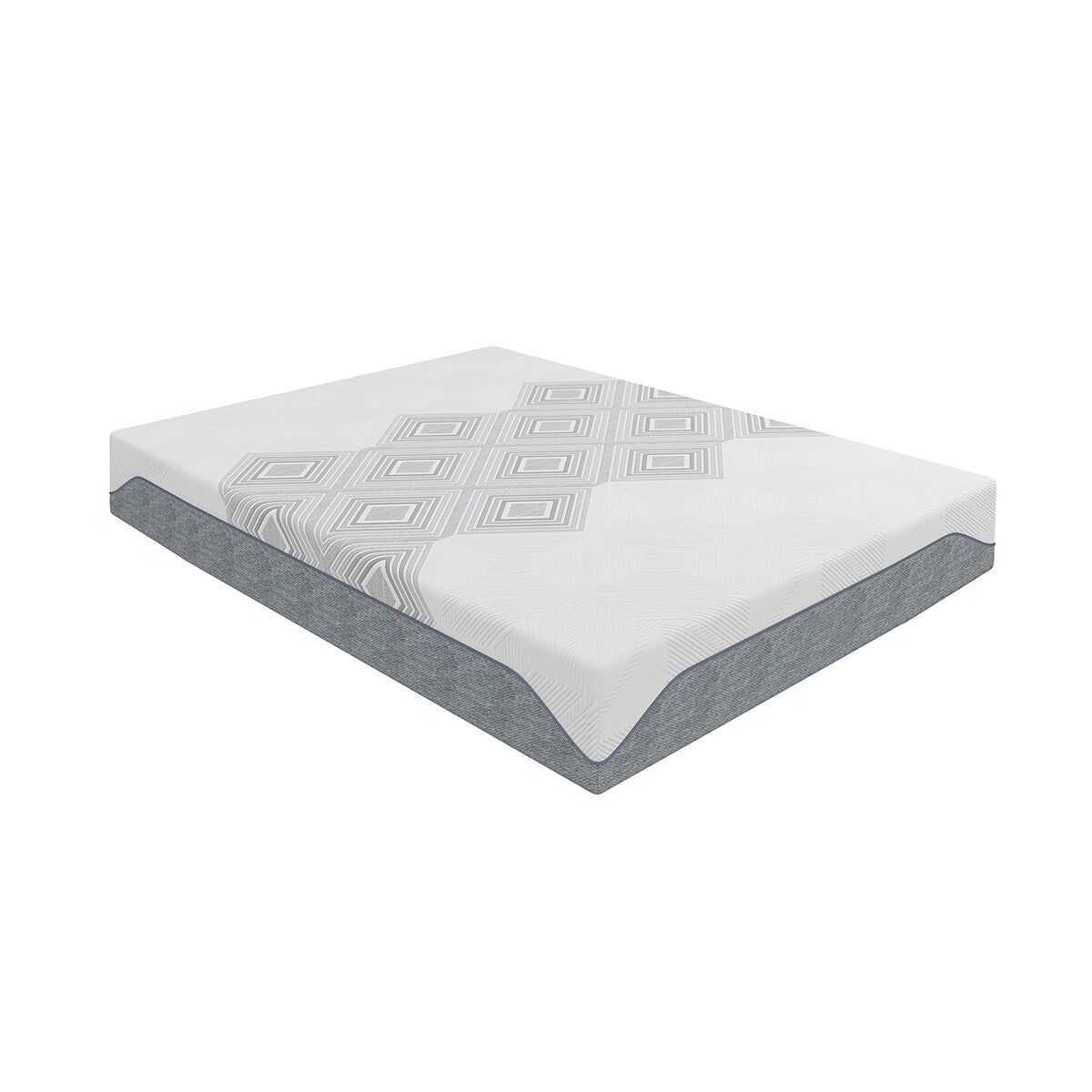 Matelas Dreamwave 12 pouces en mousse à mémoire de forme mi-ferme et rafraîchissante avec gel