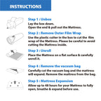 Matelas Dreamwave 12 pouces en mousse à mémoire de forme mi-ferme et rafraîchissante avec gel