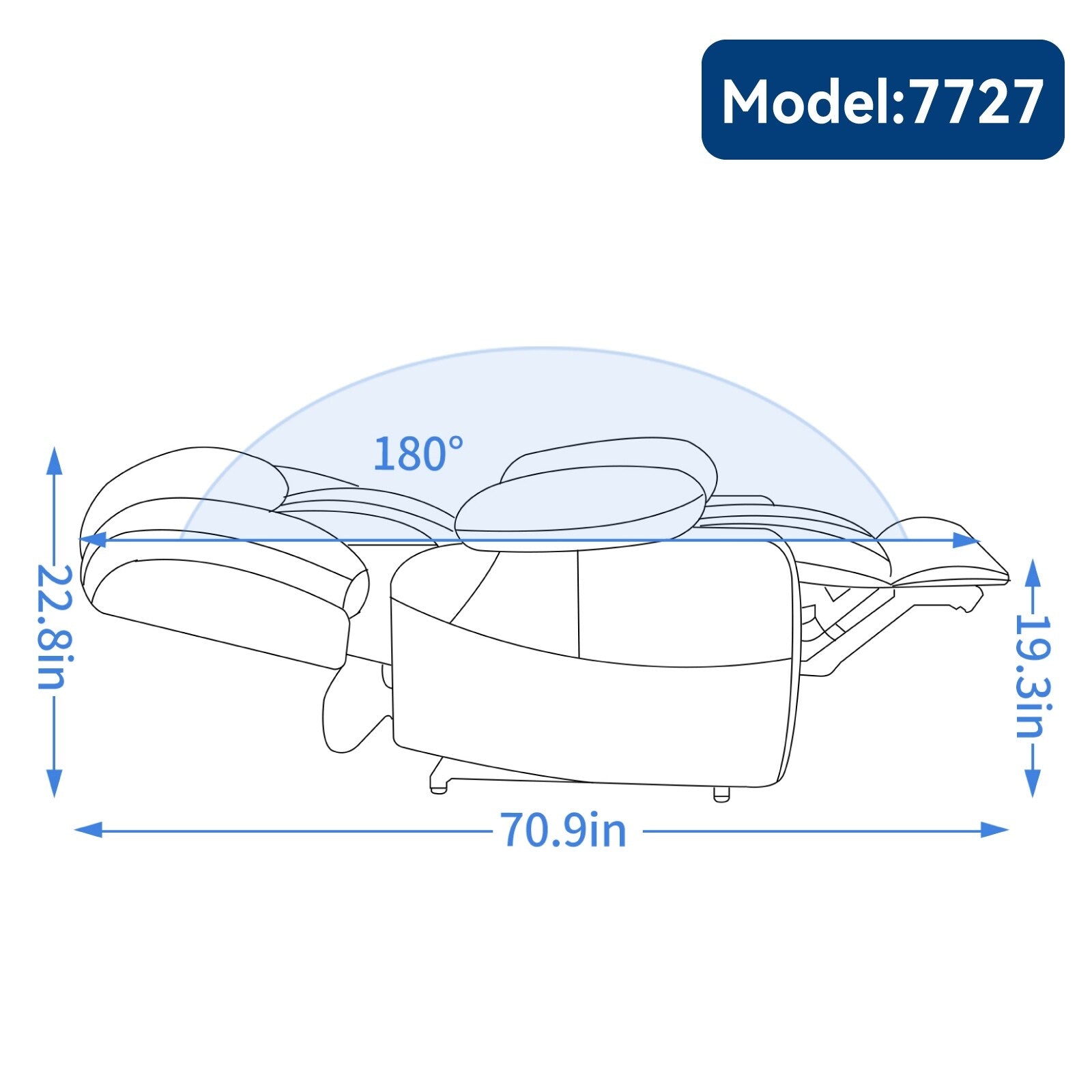 Fauteuil inclinable électrique à double moteur en similicuir pour adulte, canapé inclinable simple avec massage, chauffage lombaire et porte-gobelets